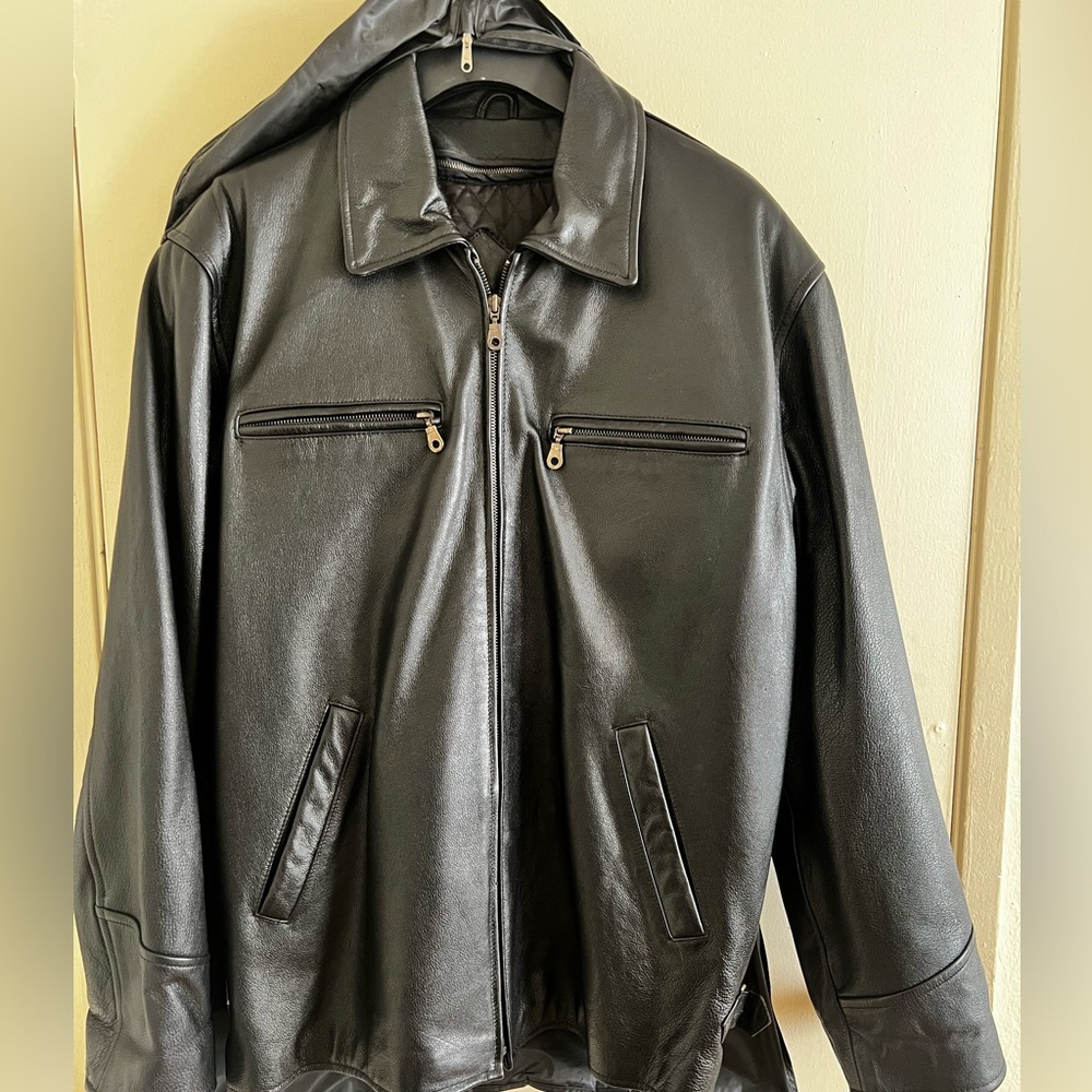 Vintage lucky leather jacket